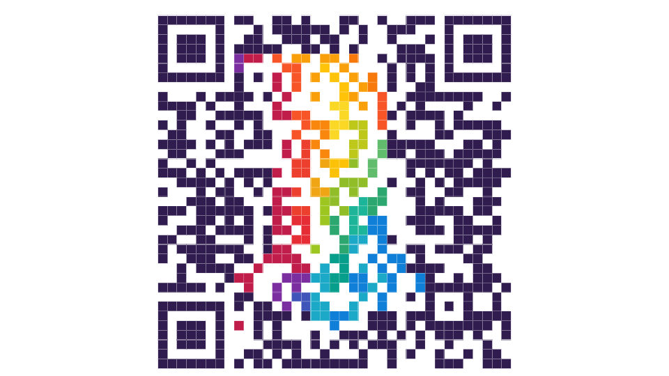 PIXELFALLS share game and QR code